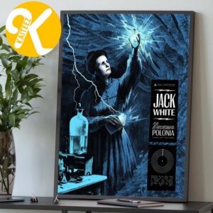 Jack White Poster Show At Klub Stodola In Warsaw Poland On June 1 2026 Home Decor Poster Canvas
