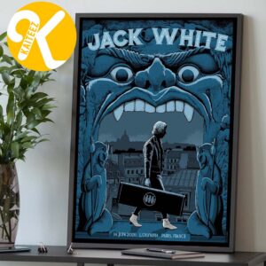 Jack White Poster Show Night 2 At L’Olympia In Paris France On June 14 2026 Home Decor Poster Canvas