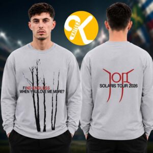 Joji Solaris Tour 2026 Merch Love You Less Two Sided Unisex Long Sleeve T-Shirt
