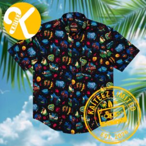 Jurassic Park Neon 93 RSVLTS Collection Summer Hawaiian Shirt
