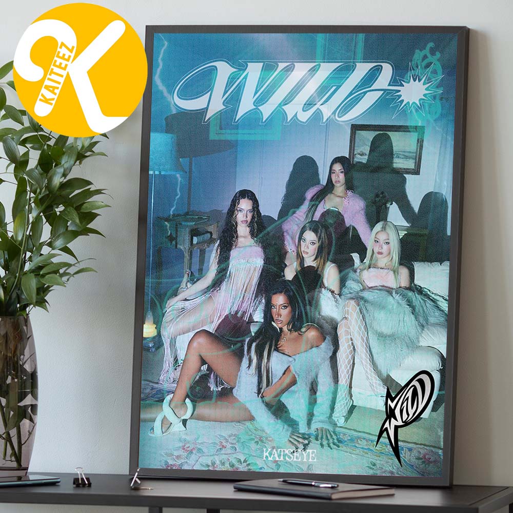 Katseye New Album Wild Poster Cover Wild World Ver Home Decor Poster Canvas Katseye New Album Wild Poster Cover Wild World Ver Home Decor Poster Canvas