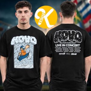 Koyo Merch New York’s Coolest Band Live In Concert Storm Runner Two Sided Unisex T-Shirt