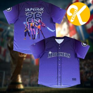 Kpop Demon Hunters x Seattle Mariners Special Night At On September 5 2026 Baseball Jersey