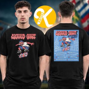 LOCKED SHUT UK Tour 2026 Tour Dates Two Sided Unisex T-Shirt