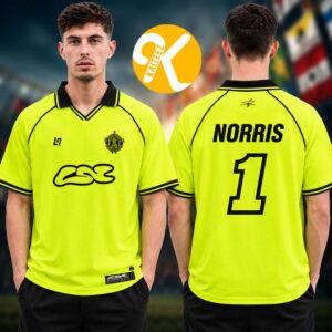Lando Norris Merch 2026 Grandstand V Neck Jersey Shirt
