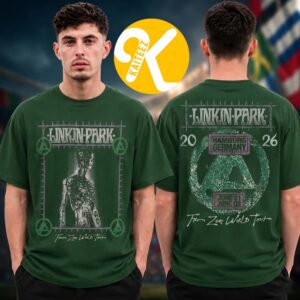 Linkin Park Exclusive Event Hamburg Tee At olksparkstadion In Hamburg Germany On June 1-3 2026 Green Unisex T-Shirt