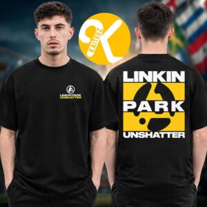 Linkin Park Exclusive Tee Unshatter Movie Logo Two Sided Unisex T-Shirt