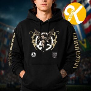 Linkin Park From Zero World Tour 2026 Merch Munich Pop Up Shop Angel Black Unisex Hoodie