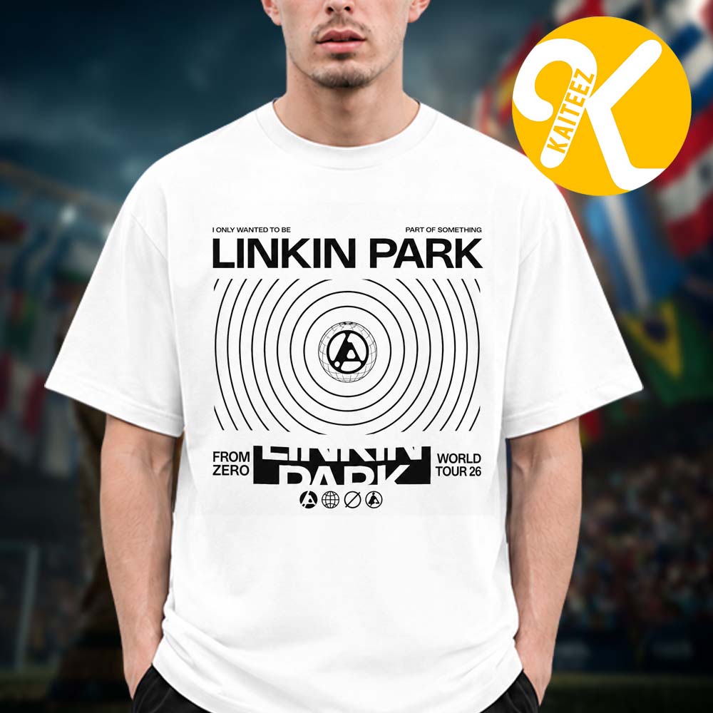 Linkin Park From Zero World Tour 2026 Merch Signals White Unisex T-Shirt Linkin Park From Zero World Tour 2026 Merch Signals White Unisex T-Shirt