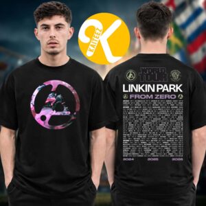 Linkin Park From Zero World Tour 2026 Merch Tour Dates Two Sided Unisex T-Shirt