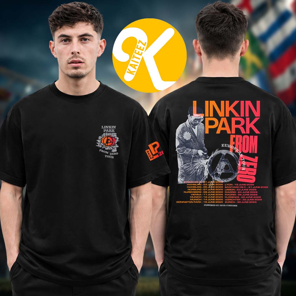 Linkin Park x Deus Ex Machina Pop Up Shop Spain Break The Wall Two Sided Unisex T-Shirt Linkin Park x Deus Ex Machina Pop Up Shop Spain Break The Wall Two Sided Unisex T-Shirt