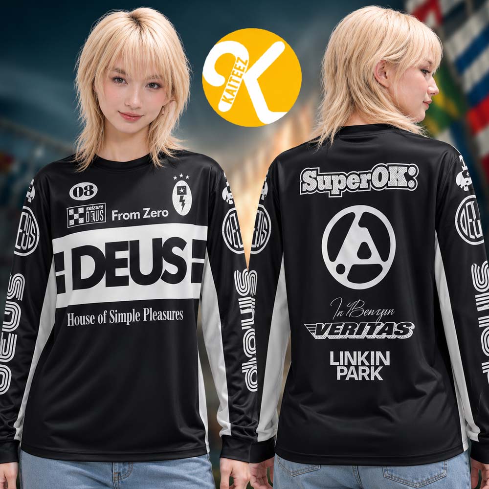Linkin Park x Deus Ex Machina Pop Up Shop Spain Long Sleeve Jersey Linkin Park x Deus Ex Machina Pop Up Shop Spain Long Sleeve Jersey