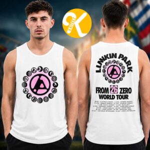Linkin Park x Deus Ex Machina Pop Up Shop Spain Pink Logo Unisex Tank Top
