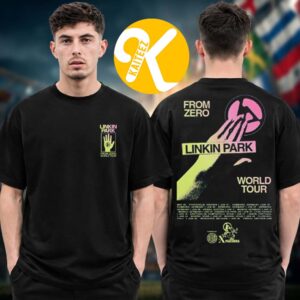 Linkin Park x Deus Ex Machina Pop Up Shop Spain Rainbow Hand Print Two Sided Unisex T-Shirt