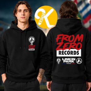 Linkin Park x Lucky Records Lyon Exclusive Tee From Zero Records 2026 Two Sided Unisex Hoodie Shirt