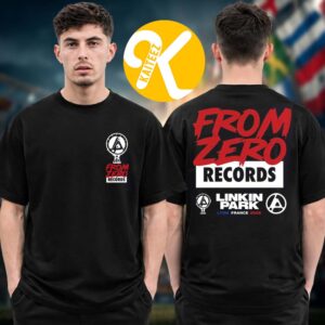 Linkin Park x Lucky Records Lyon Exclusive Tee From Zero Records 2026 Two Sided Unisex T Shirt