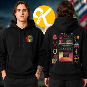 Lord Hurron Merch Tour 2026 Rainbow Logo Two Sided Unisex Hoodie Shirt