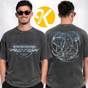 Lorna Shore Summer 2026 Merch Barbed Wire Two Sided Washed Shirt