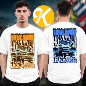 Luke Combs Limited Poster At Rogers Stadium In Toronto ON On June 5 6 2026 Two Sided Unisex T-Shirt