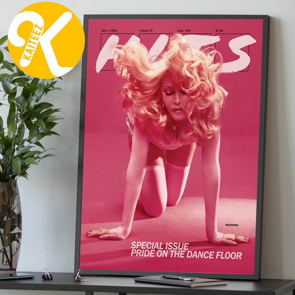 Madonna Poster Cover Magazine Pride HitsDailyDouble Home Decor Poster Canvas Madonna Poster Cover Magazine Pride HitsDailyDouble Home Decor Poster Canvas