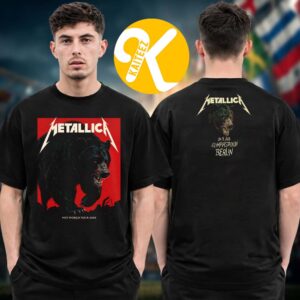 Metallica M72 Berlin Exclusive Shirt At Olympiastadion In Berlin DE On May 30 2026 Two Sided Unisex T-Shirt
