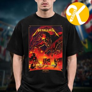 Metallica M72 Bologna Limited Poster Editon At Stadio Renato Dall’Ara In Bologna Italy On June 3rd 2026 Unisex T-Shirt