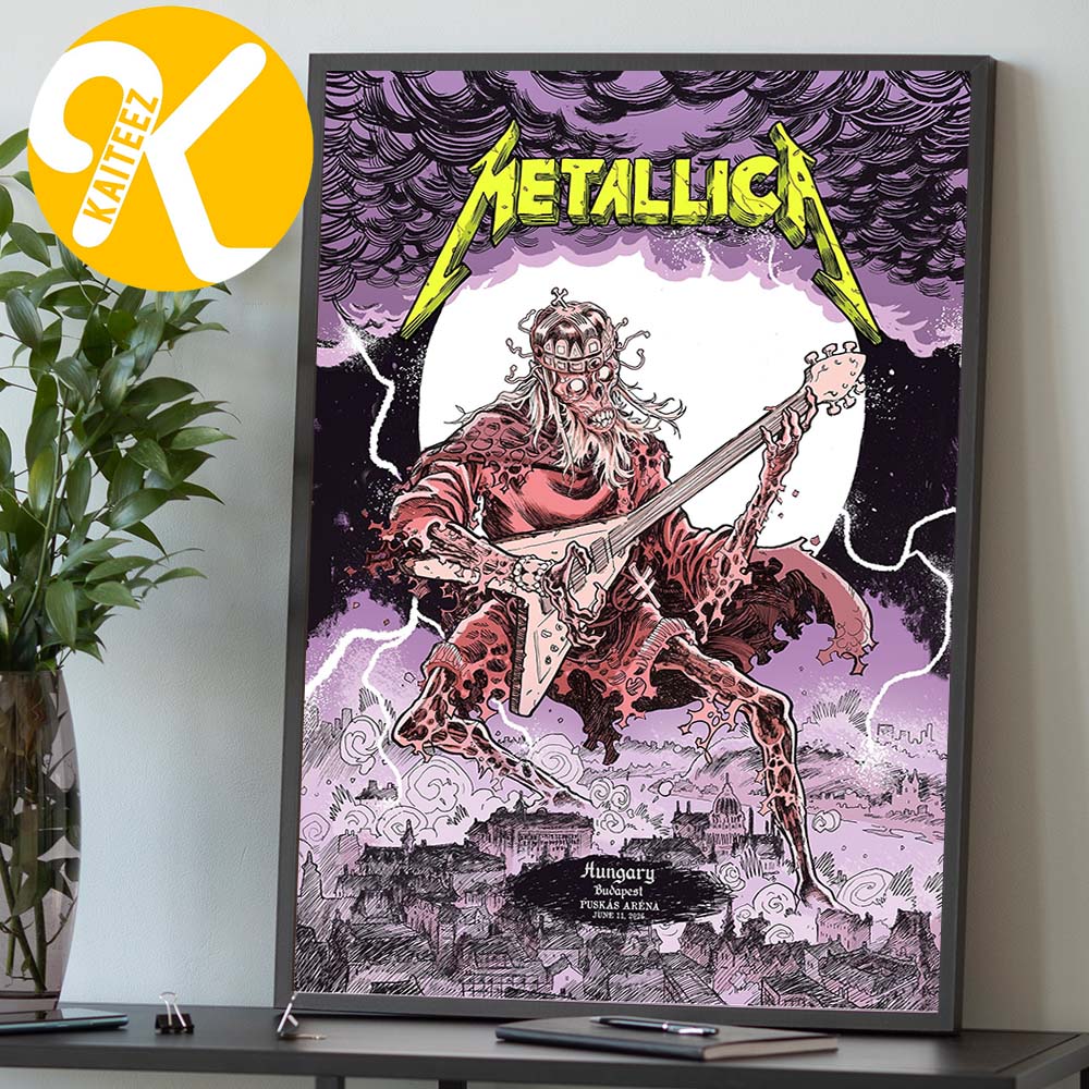 Metallica M72 Budapest At Puskas Arena In Budapest Hungary On June 11 2026 Home Decor Poster Canvas Metallica M72 Budapest At Puskas Arena In Budapest Hungary On June 11 2026 Home Decor Poster Canvas