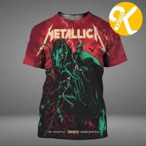 Metallica M72 Budapest Exclusive Poster Event Pop Up Shop At Puskas Arena In Budapest Hungary On June 11 13 2026 All Over Print Shirt