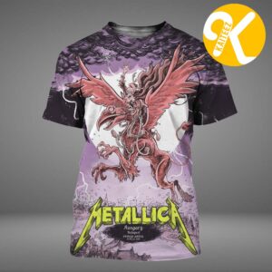 Metallica M72 Budapest Night 2 At Puskas Arena In Budapest Hungary On June 13 2026 All Over Print Shirt