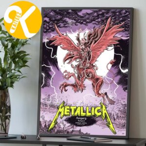 Metallica M72 Budapest Night 2 At Puskas Arena In Budapest Hungary On June 13 2026 Home Decor Poster Canvas