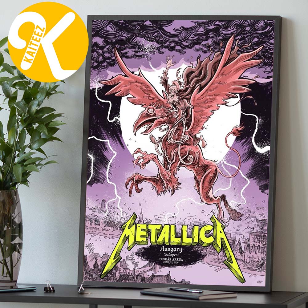 Metallica M72 Budapest Night 2 At Puskas Arena In Budapest Hungary On June 13 2026 Home Decor Poster Canvas Metallica M72 Budapest Night 2 At Puskas Arena In Budapest Hungary On June 13 2026 Home Decor Poster Canvas