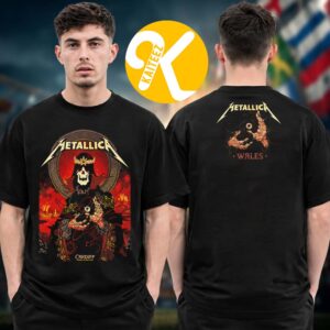 Metallica M72 Cardiff Pop Up Shop Event Tee At Principality Stadium In Cardiff Wales On June 28 2026 Two Sided Unisex T-Shirt