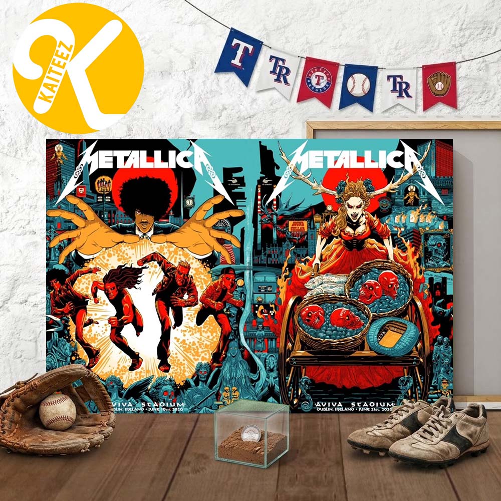Metallica M72 Dublin Full Show Poster Combined At Aviva Stadium In Dublin Ireland On June 19 And 20 2026 Home Decor Poster Canvas Metallica M72 Dublin Full Show Poster Combined At Aviva Stadium In Dublin Ireland On June 19 And 20 2026 Home Decor Poster Canvas