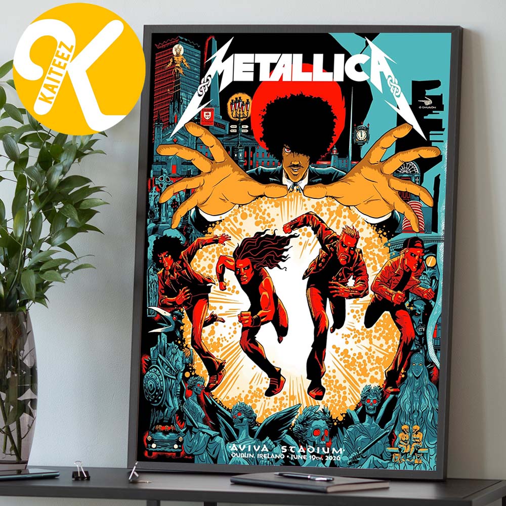 Metallica M72 Dublin Night 1 At Aviva Stadium In Dublin Ireland On June 19 2026 Home Decor Poster Canvas Metallica M72 Dublin Night 1 At Aviva Stadium In Dublin Ireland On June 19 2026 Home Decor Poster Canvas