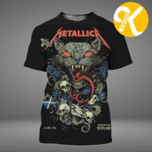 Metallica M72 Glasgow Limited Edition Poster At Hampden Park In Glasgow Scotland On June 25 2026 All Over Print Shirt