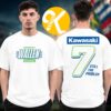 Morgan Wallen x Kawasaki Collection Limited Edition Men’s 7 Team Green Two Sided Unisex T-Shirt