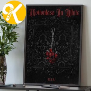 Motionless In White New Single Rip Home Decor Poster Canvas