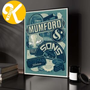 Mumford And Sons At Bobcat Stadium In Bozeman MT June 4 2026 Home Decor Poster Canvas