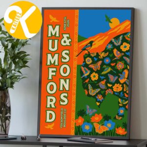 Mumford And Sons At Folsom Field In Boulder CO On June 6th 2026 Home Decor Poster Canvas