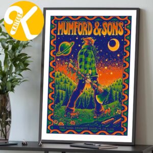 Mumford And Sons At Maine Savings Amphitheater In Bangor ME On June 16 2026 Home Decor Poster Canvas