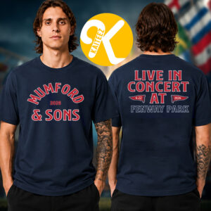 Mumford And Sons Event Tee Live In Concert At Fenway Park On June 22 2026 Two Sided Unisex T-Shirt