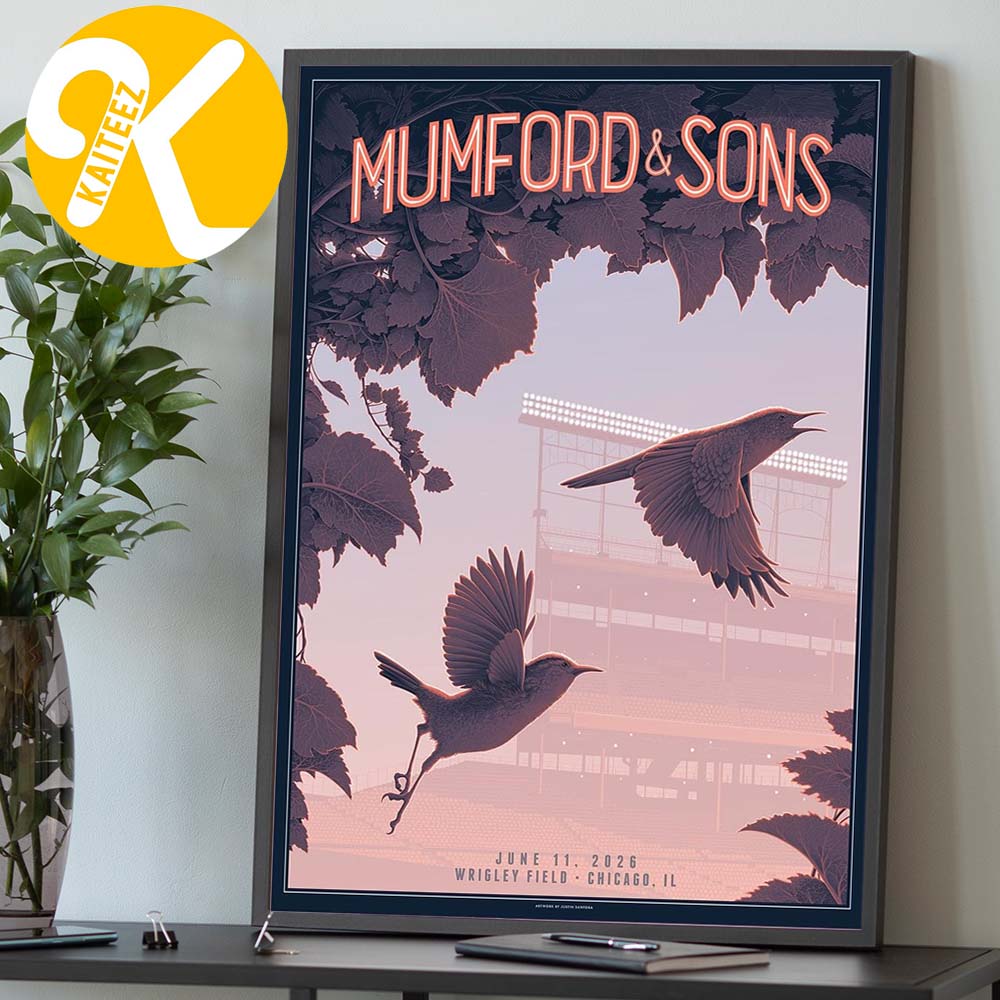 Mumford And Sons Poster Show At Wrigley Field In Chicago IL On June 11 2026 Home Decor Poster Canvas Mumford And Sons Poster Show At Wrigley Field In Chicago IL On June 11 2026 Home Decor Poster Canvas