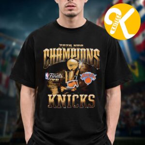 New York Knicks Merch Mitchell And Ness 2026 NBA Finals Champions Unisex T-Shirt