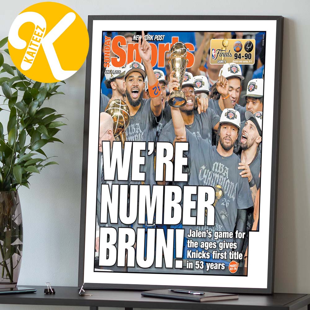 New York Post New York Knicks NBA Finals Champions Newspaper Cover We’re Number One Home Decor Poster Canvas New York Post New York Knicks NBA Finals Champions Newspaper Cover We’re Number One Home Decor Poster Canvas