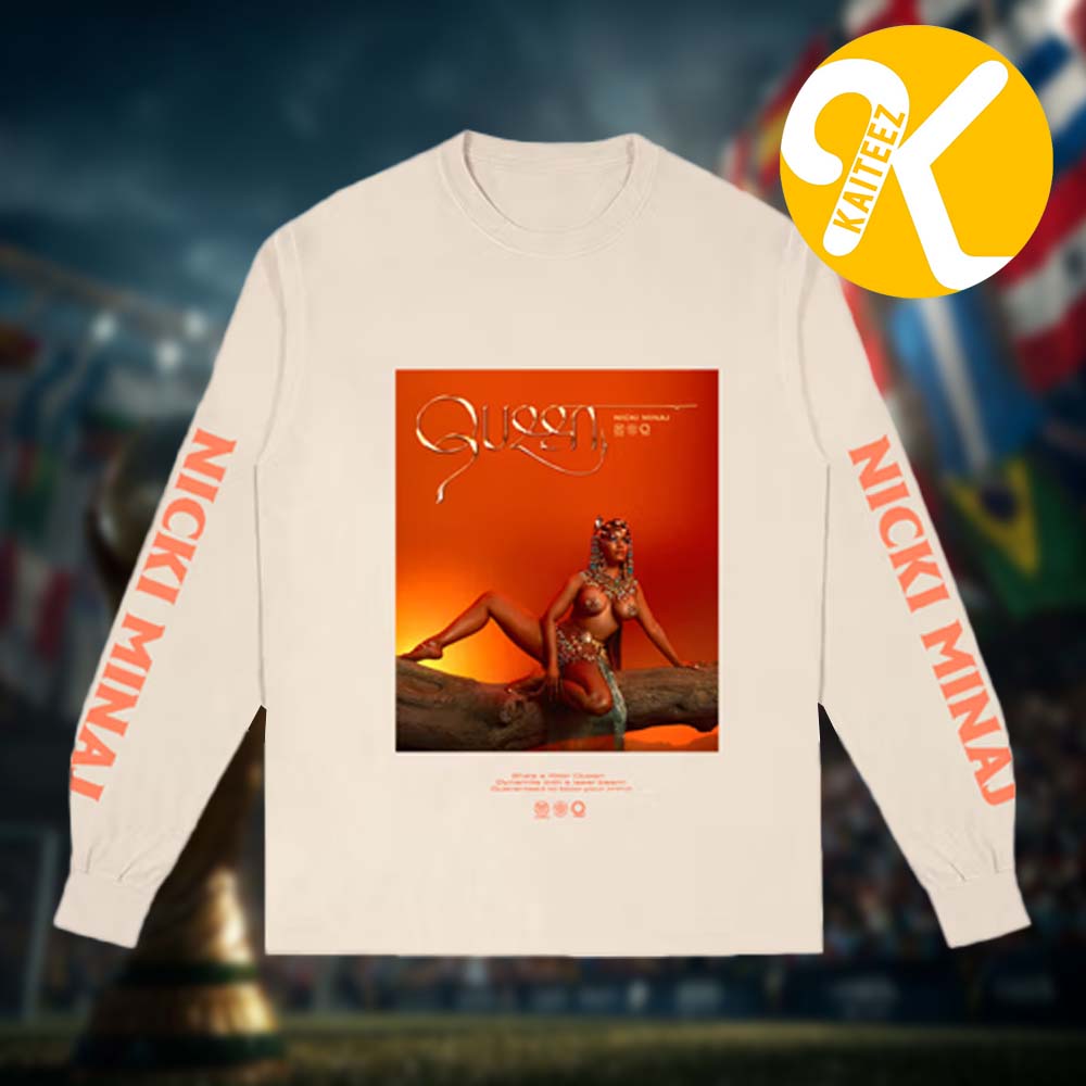 Nicki Minaj NICKIHNDRXX Tour 2026 Merch Queen Photo Unisex Long Sleeve Nicki Minaj NICKIHNDRXX Tour 2026 Merch Queen Photo Unisex Long Sleeve