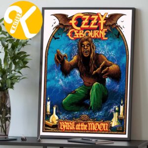 Ozzy Osbourne Bark At The Moon Main Edition Home Decor Poster Canvas