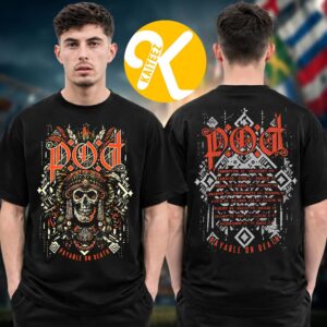 Payable On Death P.O.D Merch World Tour 2026 Tribal Skull Tour Dates Two Sided Unisex T-Shirt