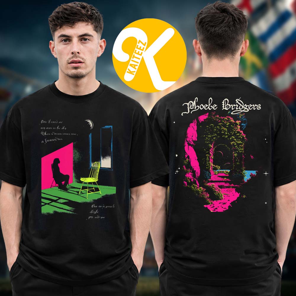 Phoebe Bridgers Merch Chair Black Two Sided Unisex T-Shirt Phoebe Bridgers Merch Chair Black Two Sided Unisex T-Shirt