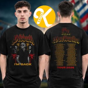 Pitbull Merch I’m Back World Tour 2026 Mr. Worldwide Two Sided Unisex T-Shirt