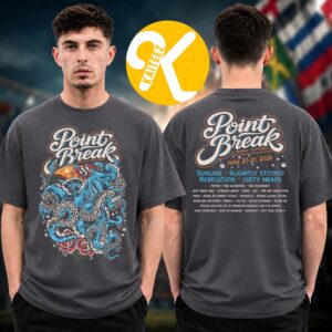 Point Break Music Festival 2026 Merch Octo Event Two Sided Unisex T-Shirt
